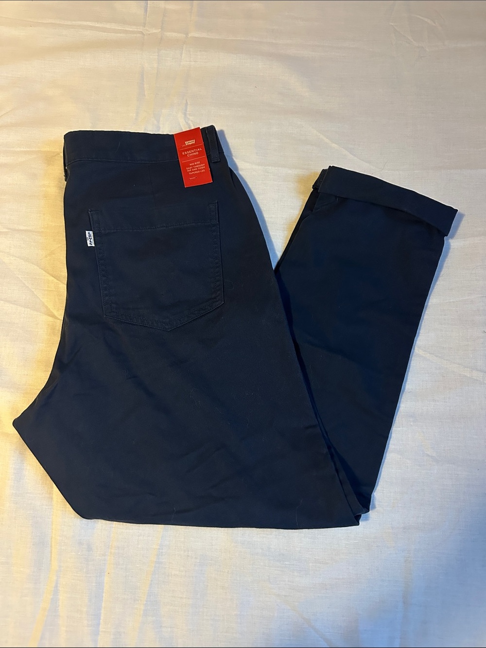 NWT Levi's Women's Navy Blue Cotton‎ Chino Pants 12/31